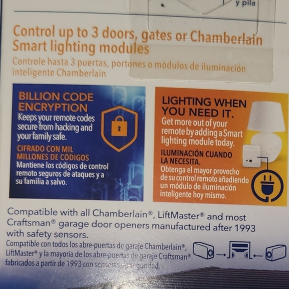 Chamberlain Keychain Remote - Picture 3 of 4